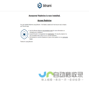 Redmine packaged by Bitnami
